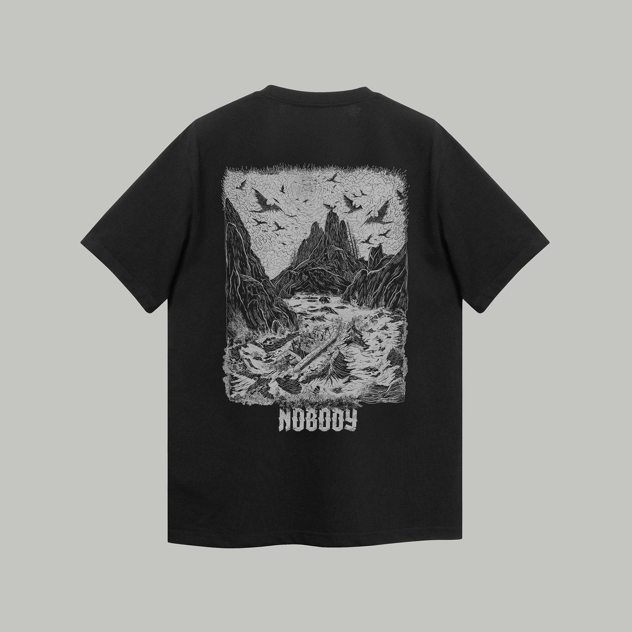 NOBODY T-Shirt RD-NBDTS BLACK