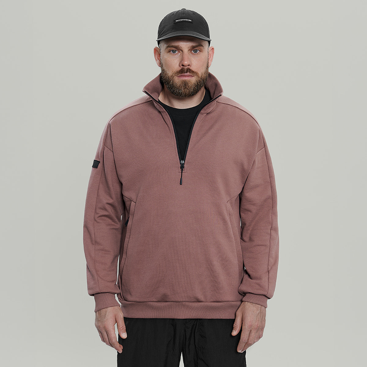 Half Zip Sweatshirt Gen.1 RD-HLFZPSS_GEN.1 PINK