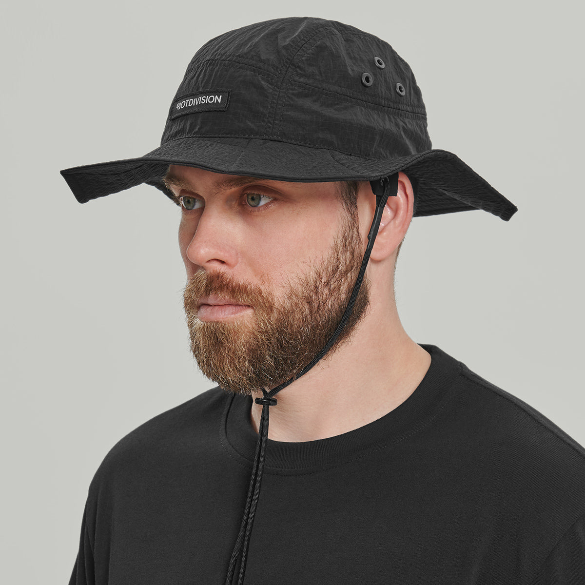 Angular Tactical Boonie Rip-Stop Nylon Hat RD-ATBRSNH BLACK