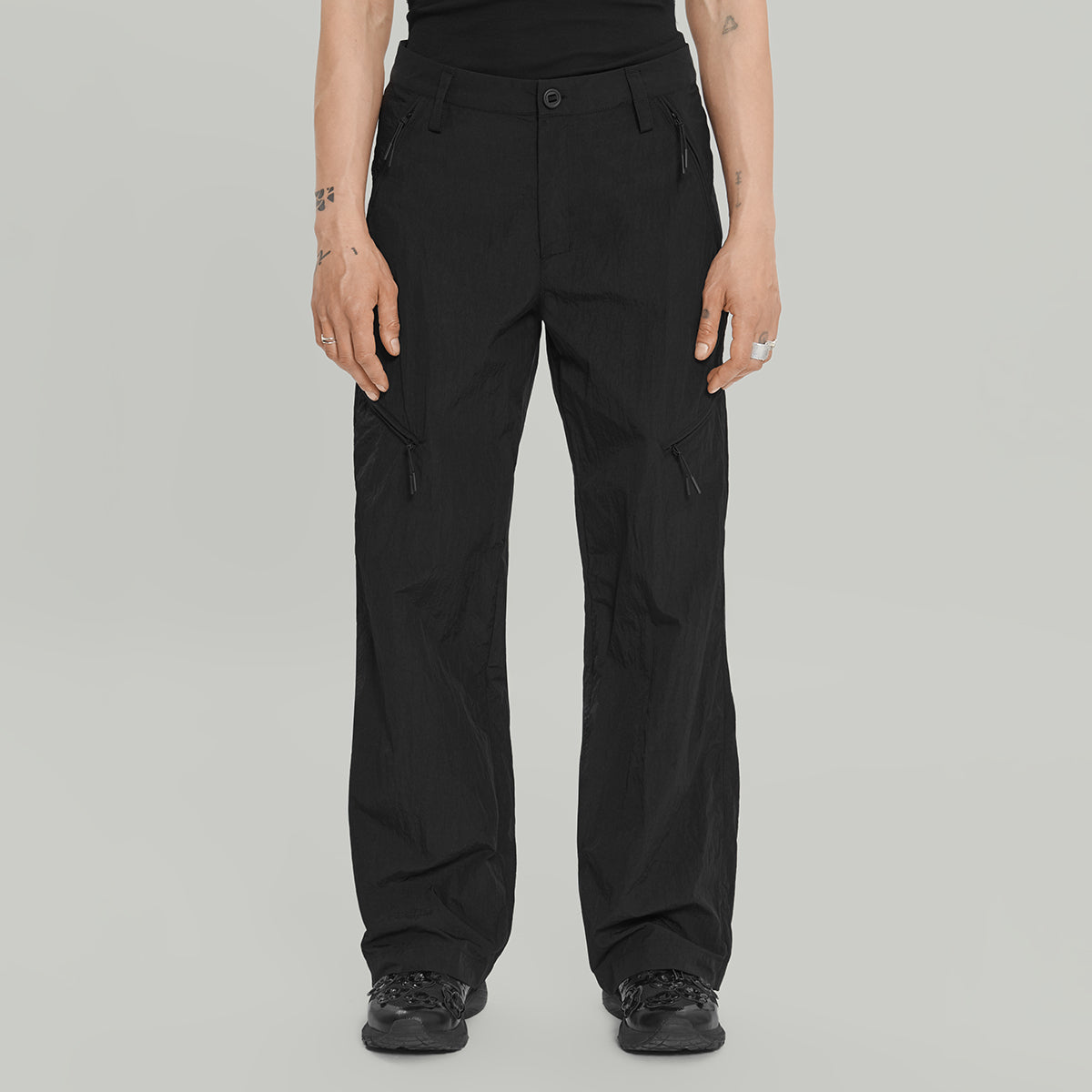 Civil Wide Cargo Pants Women Gen.2 RD-CWCPW_GEN.2 BLACK