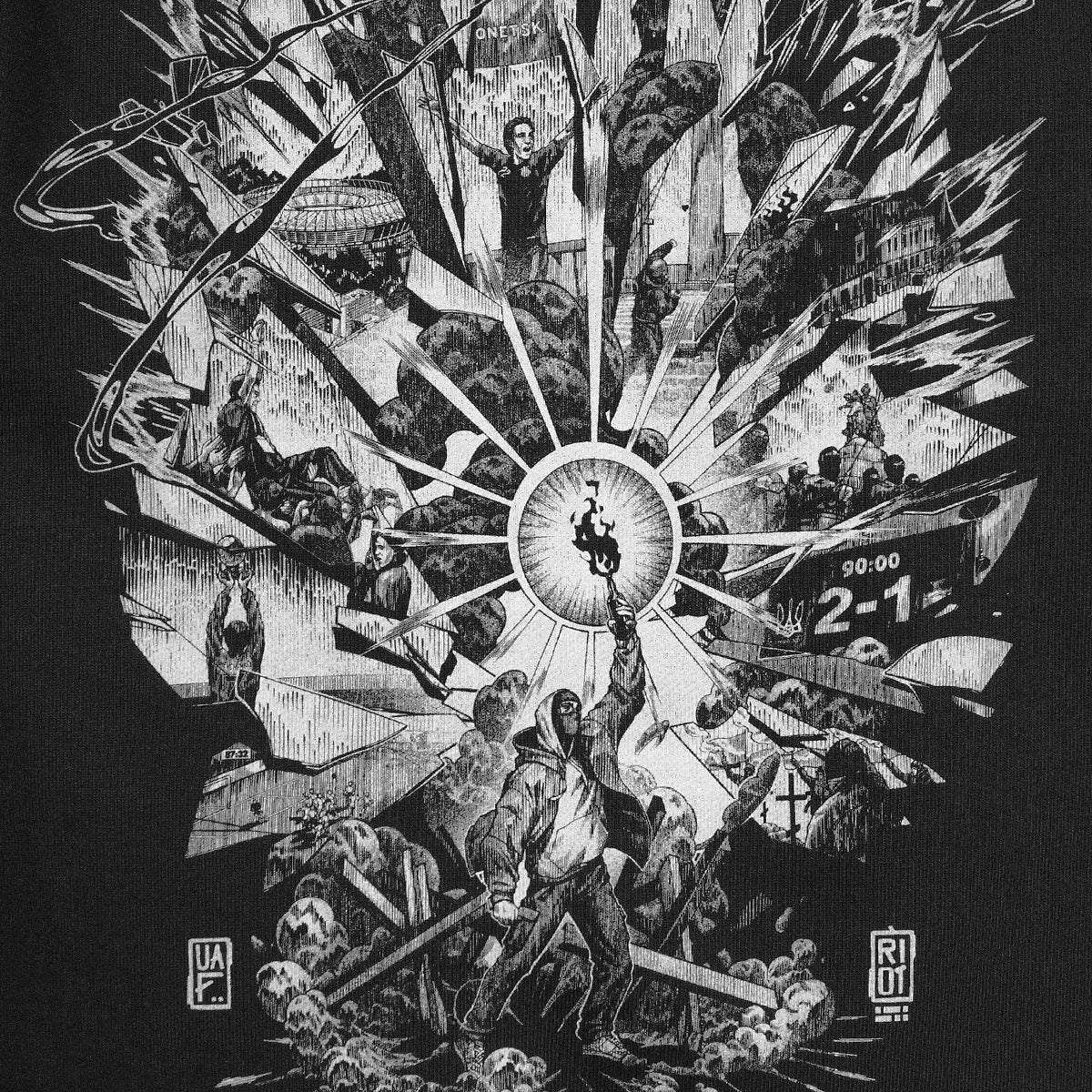 RD-UAF Continuum Hoodie Gen.1 RD-CNTNUMH_GEN.1 BLACK