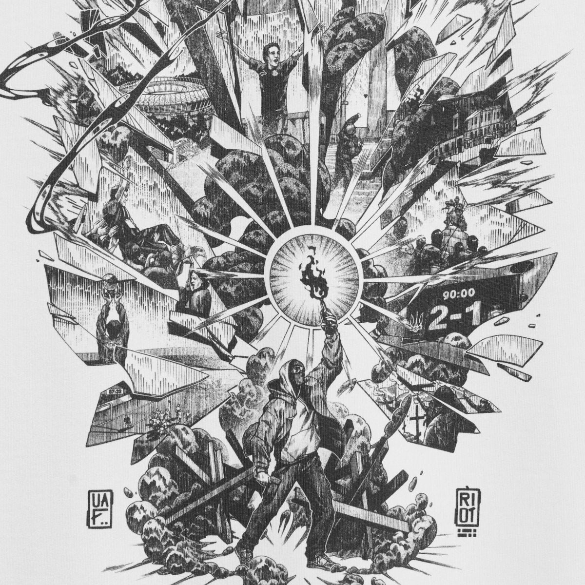 RD-UAF T-Shirt RD-UAFTS WHITE