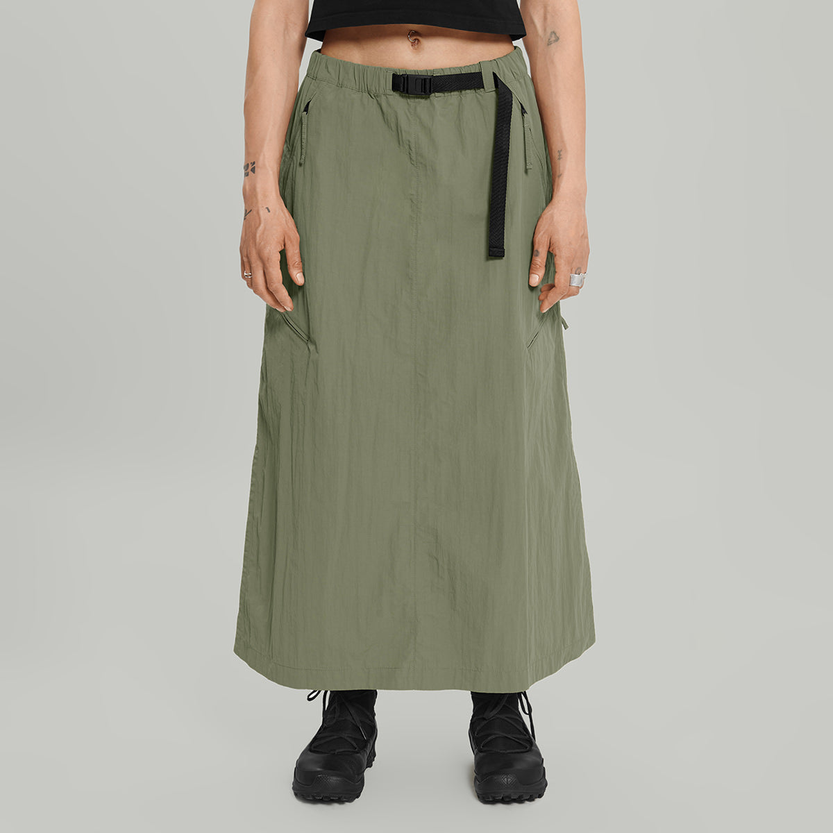 Civil Wide Cargo Long Skirt W Gen.1 RD-CWCLSKRTW_GEN.1 KHAKI