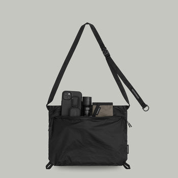 Lightweight Musette Packable Bag Gen.1 RD-LGHTMPB_GEN.1 (SS26) BLACK