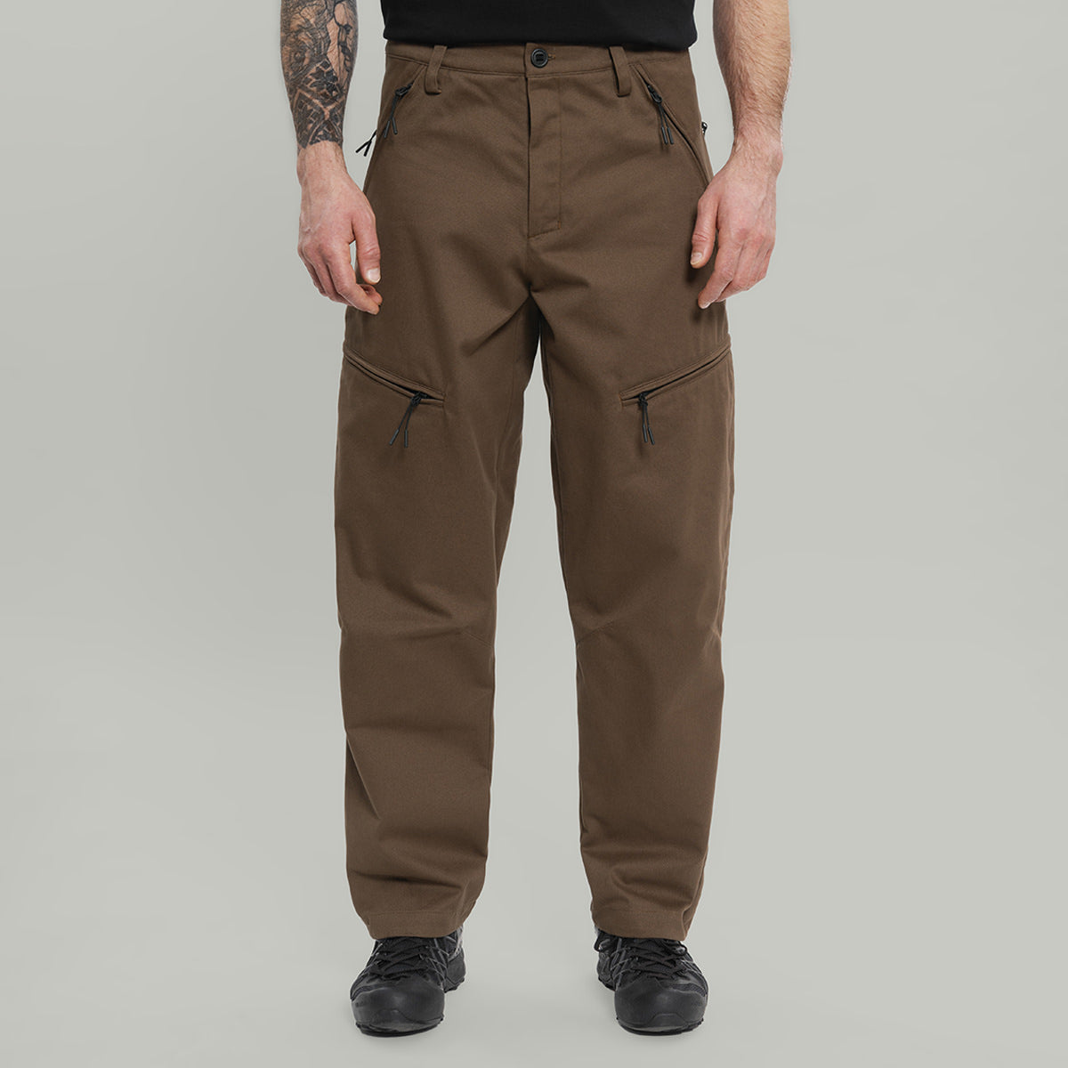 Civil Wide Cargo Cotton Pants Gen.1 RD-CWCCP_GEN.1 BROWN