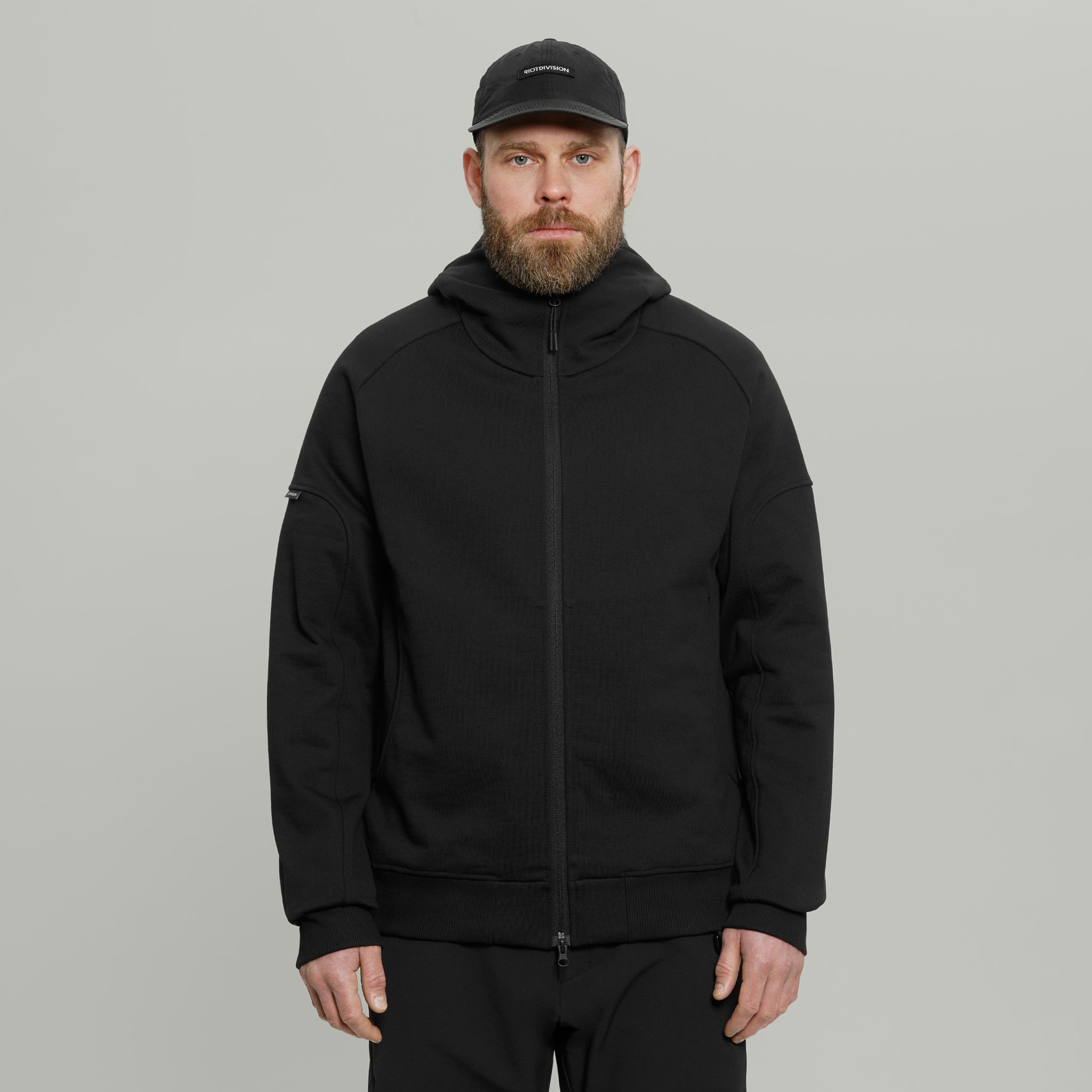 Parabolized Zip Hoodie Gen.1 RD-PRBLZDZH GEN.1 BLACK – RIOT DIVISION