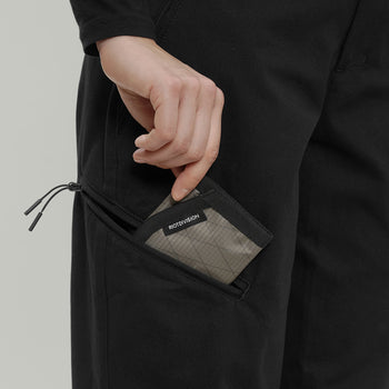 Civil Wide Cargo Cotton Pants Women Gen.2 RD-CWCCPW_GEN.2 BLACK