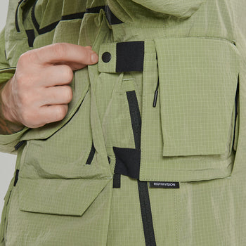 Multipockets Transformable Jacket Gen.1 RD-MLTPTJ_GEN.1 GREEN
