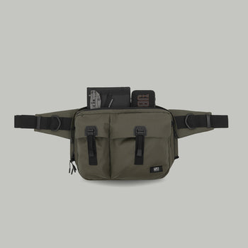 3CH0 2 Pockets Waist Bag Gen.1 RD-3CH02PWB_GEN.1 KHAKI