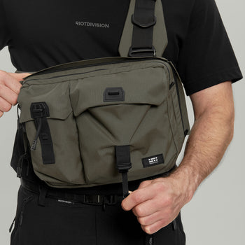 3CH0 2 Pockets Waist Bag Gen.1 RD-3CH02PWB_GEN.1 KHAKI