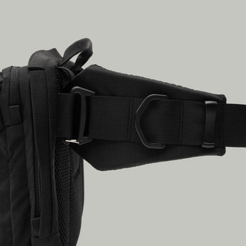 3CH0 2 Pockets Waist Bag Gen.1 RD-3CH02PWB_GEN.1 BLACK