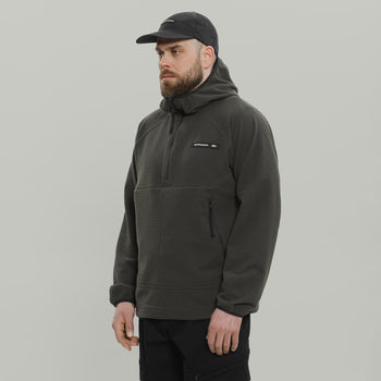 Half Zip Fleece Hoodie Gen.2 RD-HZFH_GEN.2 GRAPHITE