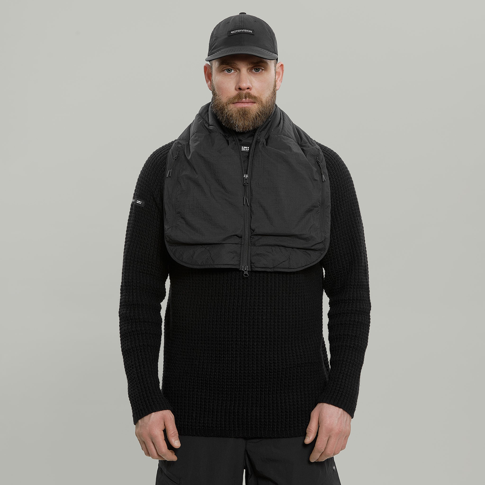 【あわちゃ】DOUBLE FACE VEST JK ブラック Transferable Vest Scarf Gen.1 RD-TRNSFRBLVS_GEN.1 BLACK – RIOT