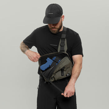 3CH0 2 Pockets Waist Bag Gen.1 RD-3CH02PWB_GEN.1 KHAKI