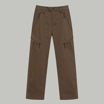 Civil Wide Cargo Cotton Pants Women Gen.2 RD-CWCCPW_GEN.2 BROWN