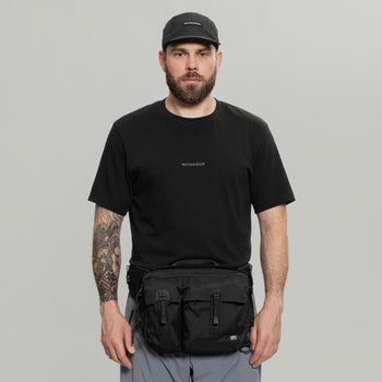 3CH0 2 Pockets Waist Bag Gen.1 RD-3CH02PWB_GEN.1 BLACK