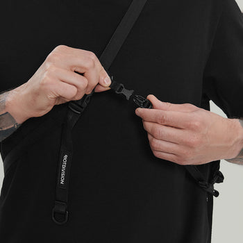 Lightweight Musette Packable Bag Gen.1 RD-LGHTMPB_GEN.1 BLACK