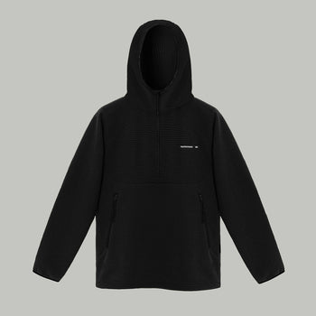 Half Zip Fleece Hoodie Gen.2 RD-HZFH_GEN.2 BLACK