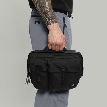 3CH0 2 Pockets Waist Bag Gen.1 RD-3CH02PWB_GEN.1 BLACK