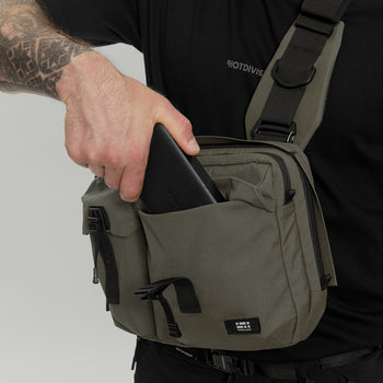 3CH0 2 Pockets Waist Bag Gen.1 RD-3CH02PWB_GEN.1 KHAKI