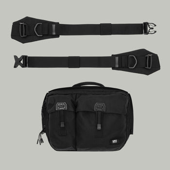 3CH0 2 Pockets Waist Bag Gen.1 RD-3CH02PWB_GEN.1 BLACK