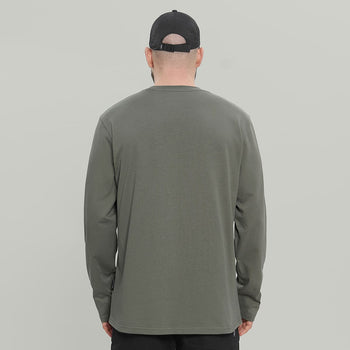 Blank Longsleeve #2 RD-BLNKLS#2 GREY KHAKI