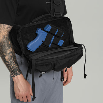 3CH0 2 Pockets Waist Bag Gen.1 RD-3CH02PWB_GEN.1 BLACK