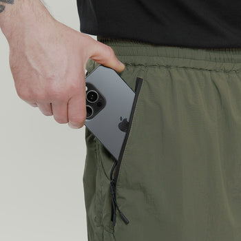 Lightweight Nylon Shorts With Airing Gen.1 RD-LNSWA_GEN.1 KHAKI