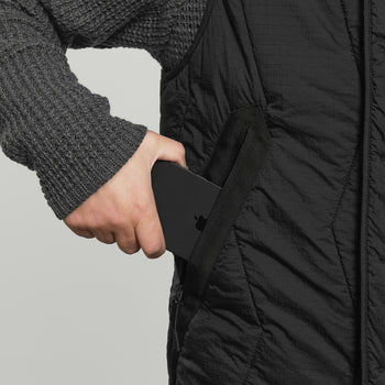 Diagonal Pocket Vest Gen.1 RD-DGNLPV_GEN.1 (FW25) BLACK