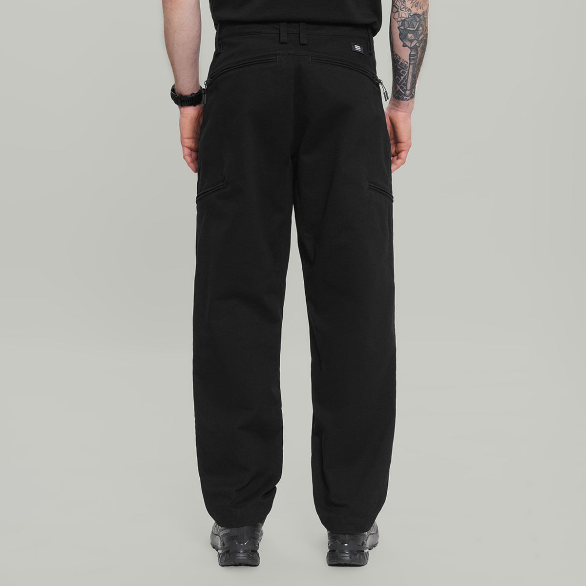 Civil Wide Cargo Cotton Pants Gen.1 RD-CWCCP_GEN.1 BLACK – RIOT