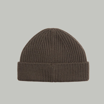 Merino Short Beanie Hat RD Logo RD-MRNSBHRDL KHAKI