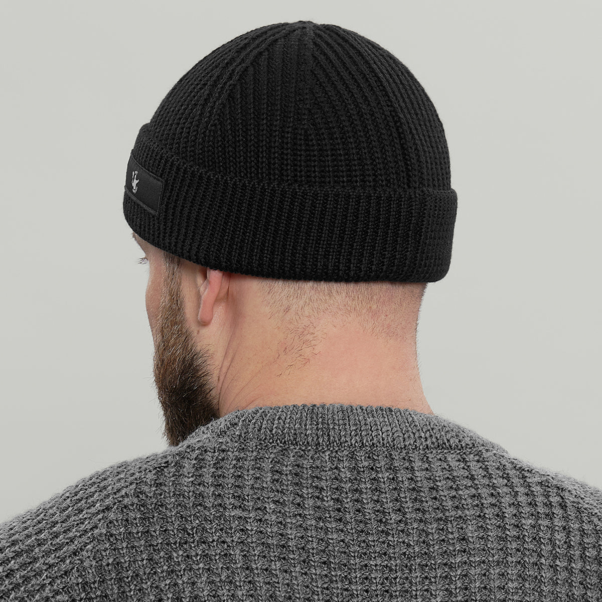 Merino Short Beanie Hat RD Logo RD-MRNSBHRDL BLACK – RIOT DIVISION