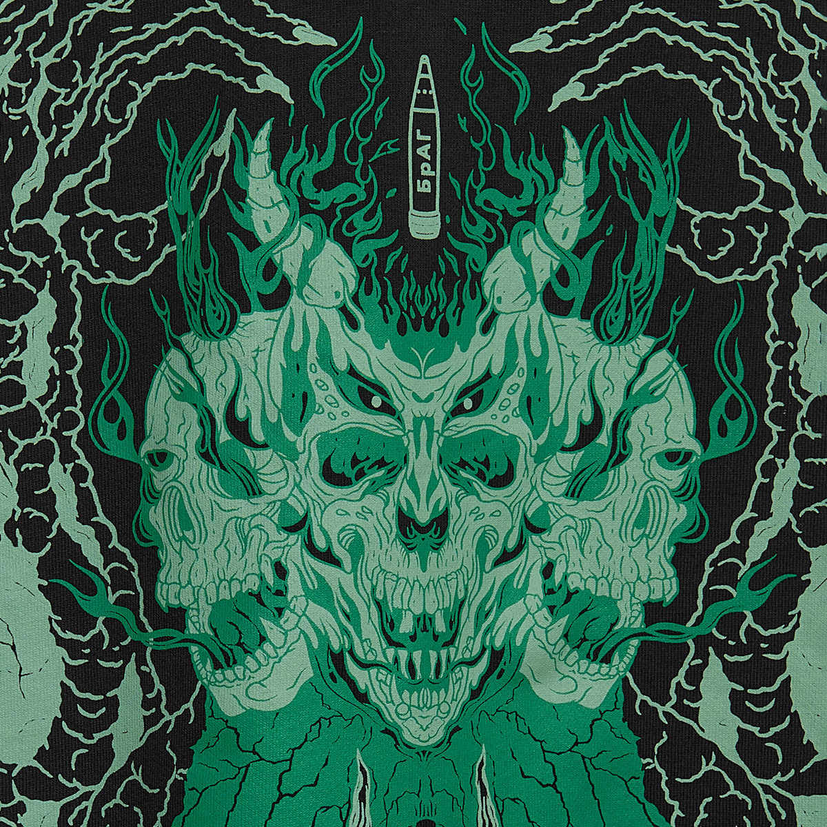 Thundergod Hoodie RD-TH BLACK