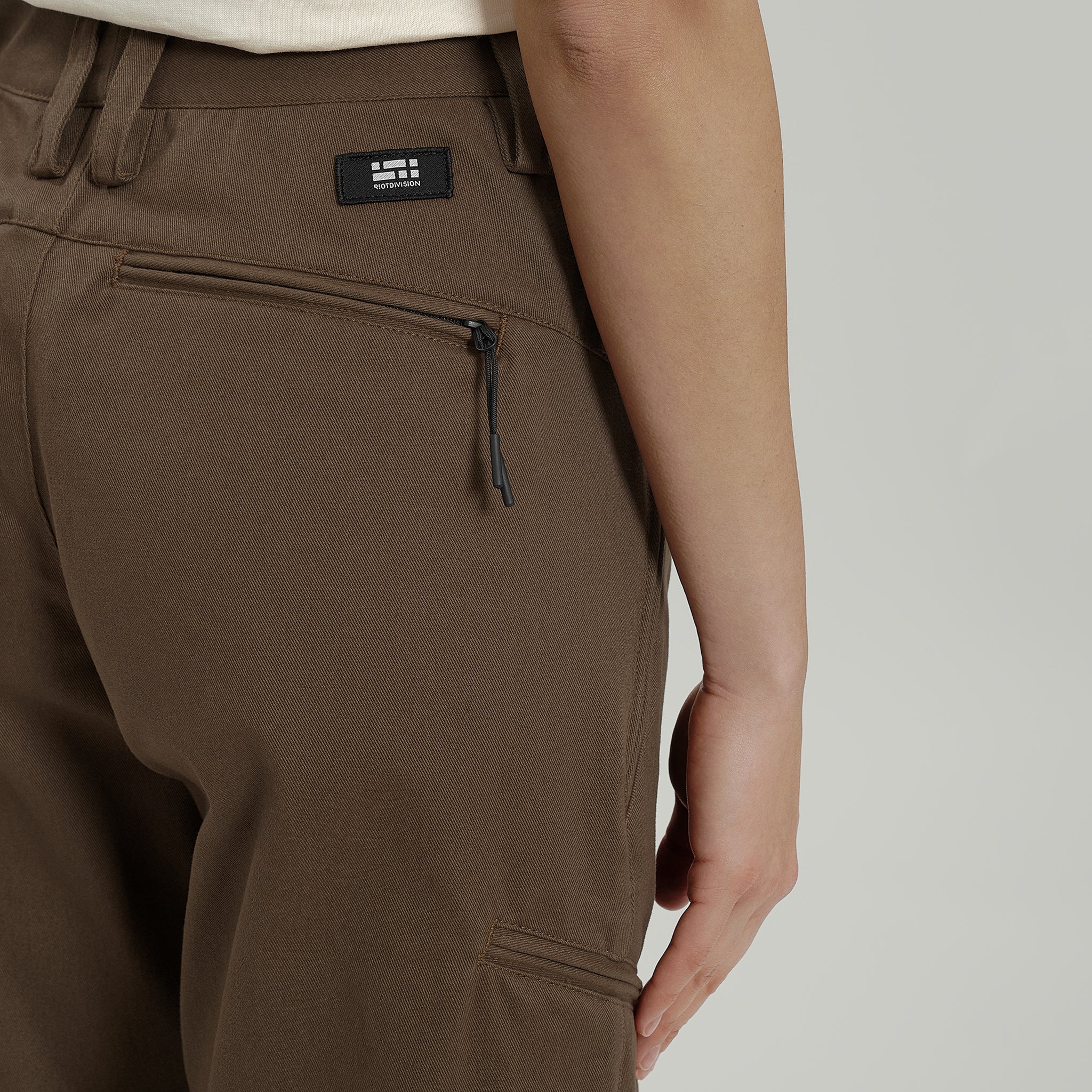 Civil Wide Cargo Cotton Pants Women Gen.2 RD-CWCCPW_GEN.2 BROWN
