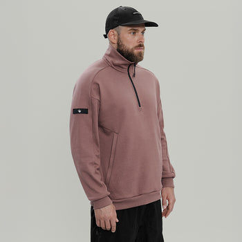 Half Zip Sweatshirt Gen.1 RD-HLFZPSS_GEN.1 PINK