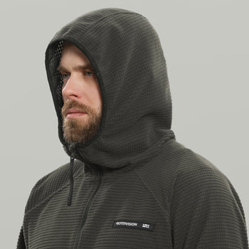 Half Zip Fleece Hoodie Gen.2 RD-HZFH_GEN.2 GRAPHITE