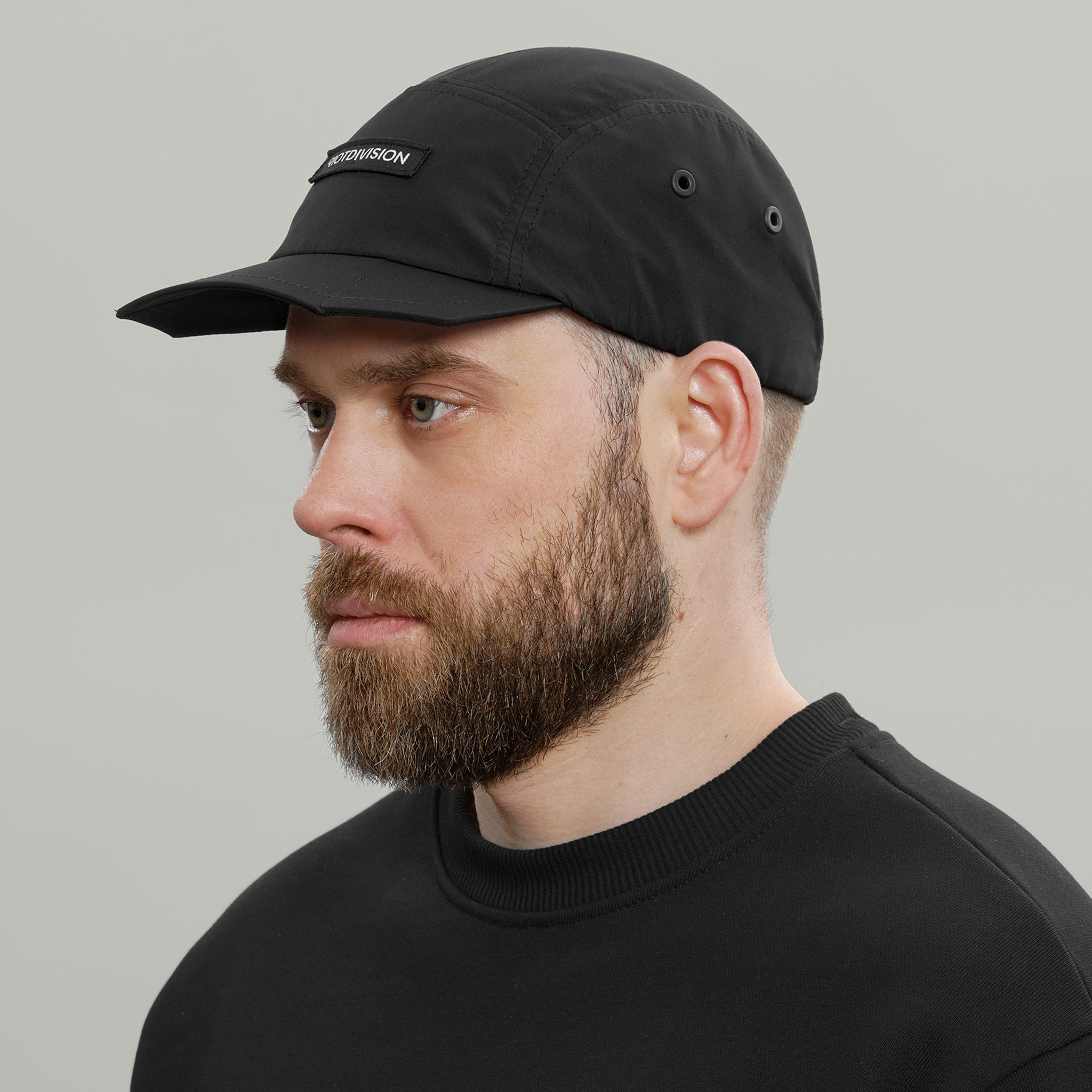 5 Panel Packable Cap 3L RD-5PPC3L (SS26) BLACK – RIOT DIVISION