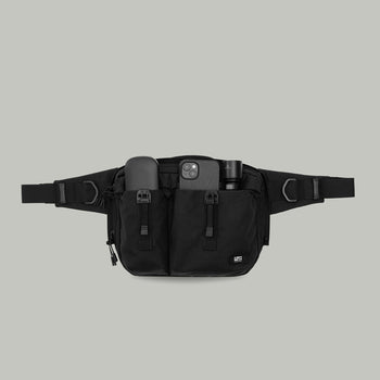 3CH0 2 Pockets Waist Bag Gen.1 RD-3CH02PWB_GEN.1 BLACK