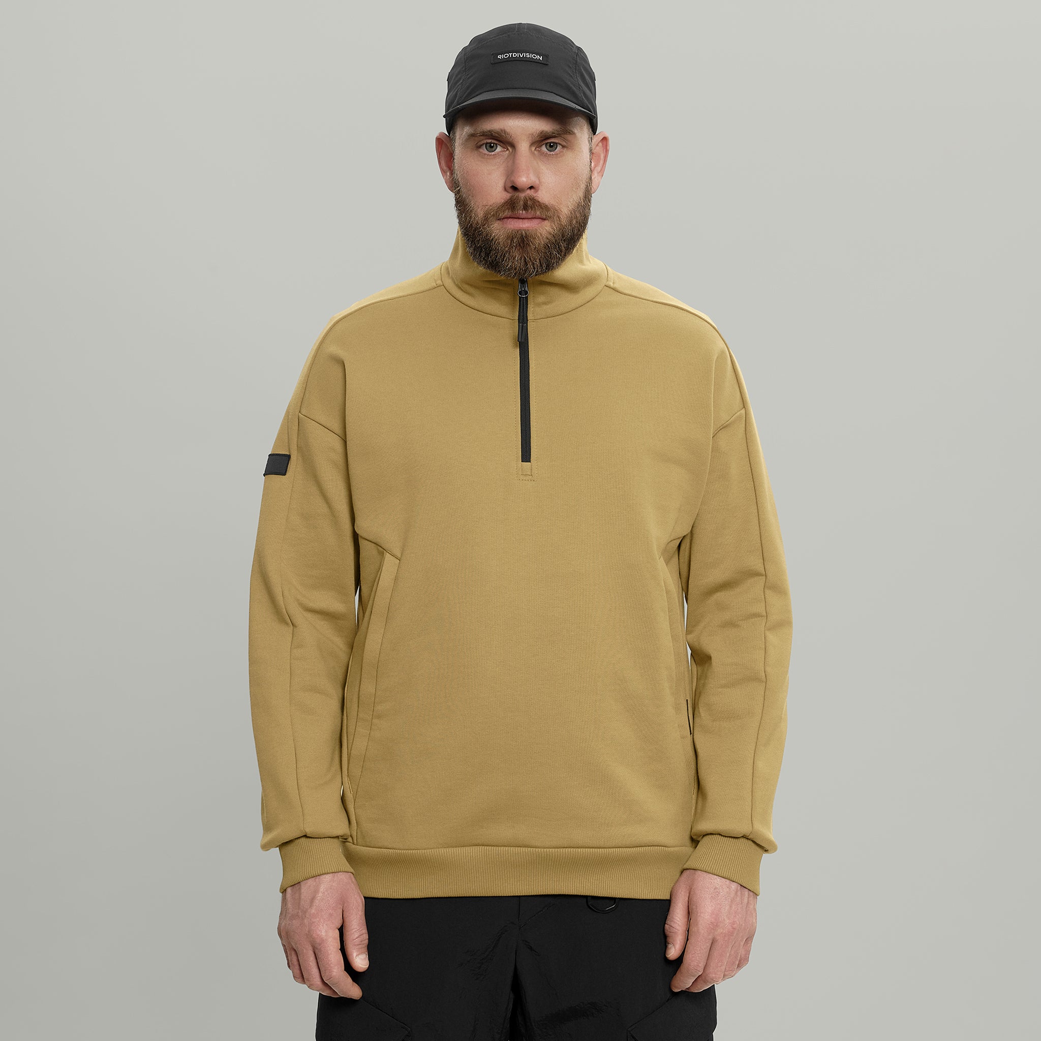 5963様 Half Zip Sweatshirt Gen.1 RD-HLFZPSS_GEN.1 COYOTE – RIOT DIVISION