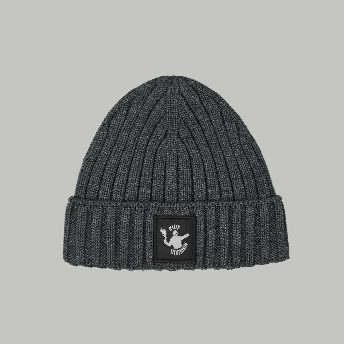 Cotton Beanie Hat RD Logo RD-CTTNBHRDL GREY