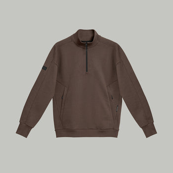 Half Zip Sweatshirt Gen.1 RD-HLFZPSS_GEN.1 BROWN