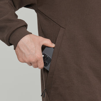 Half Zip Sweatshirt Gen.1 RD-HLFZPSS_GEN.1 BROWN