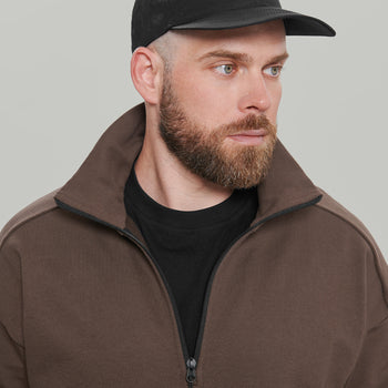 Half Zip Sweatshirt Gen.1 RD-HLFZPSS_GEN.1 BROWN