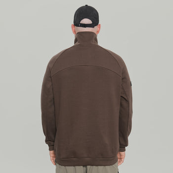 Half Zip Sweatshirt Gen.1 RD-HLFZPSS_GEN.1 BROWN
