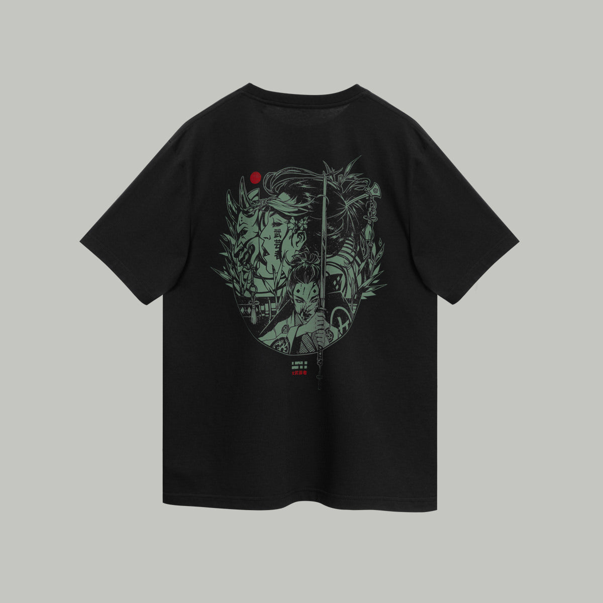 Onna-Bugeisha T-Shirt RD-OBTS BLACK