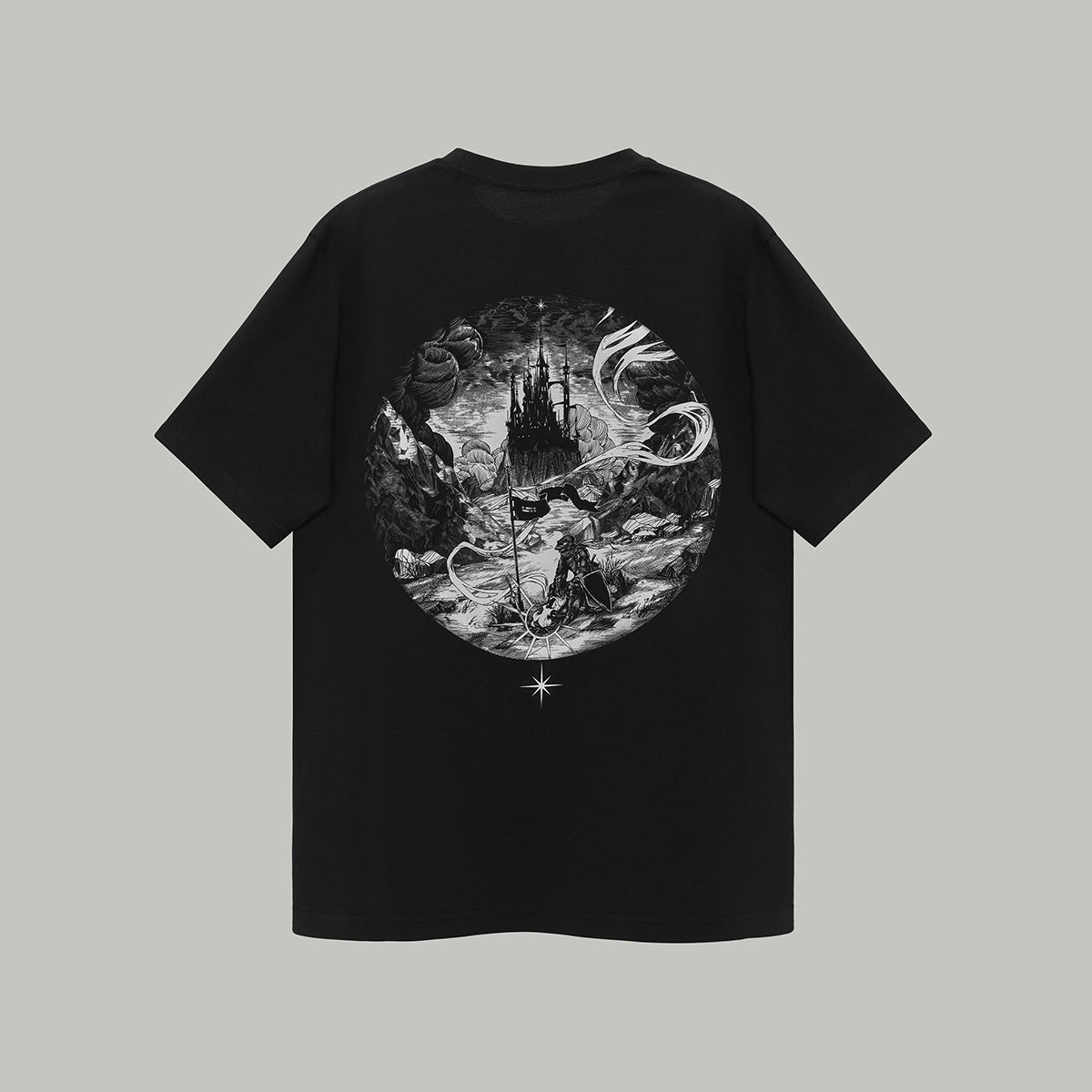 Thoughtful Solitude T-Shirt RD-TSTS BLACK