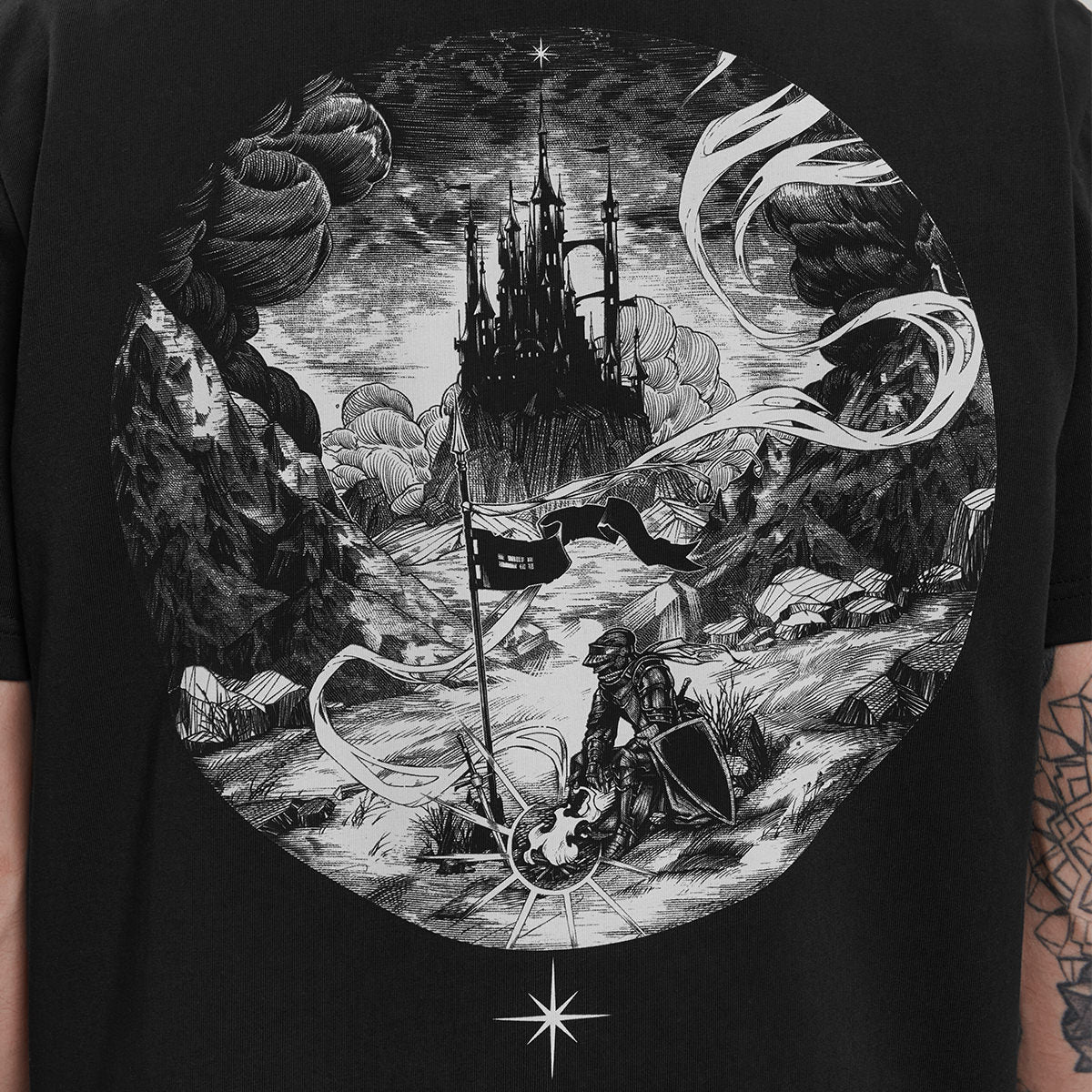 Thoughtful Solitude T-Shirt RD-TSTS BLACK