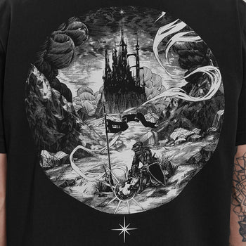 Thoughtful Solitude T-Shirt RD-TSTS BLACK