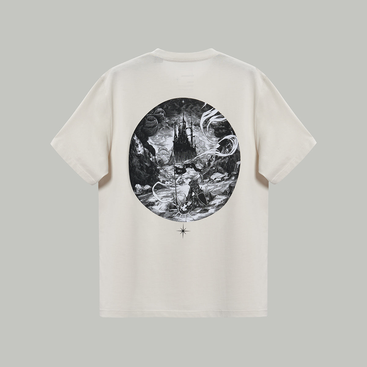 Thoughtful Solitude T-Shirt RD-TSTS WHITE
