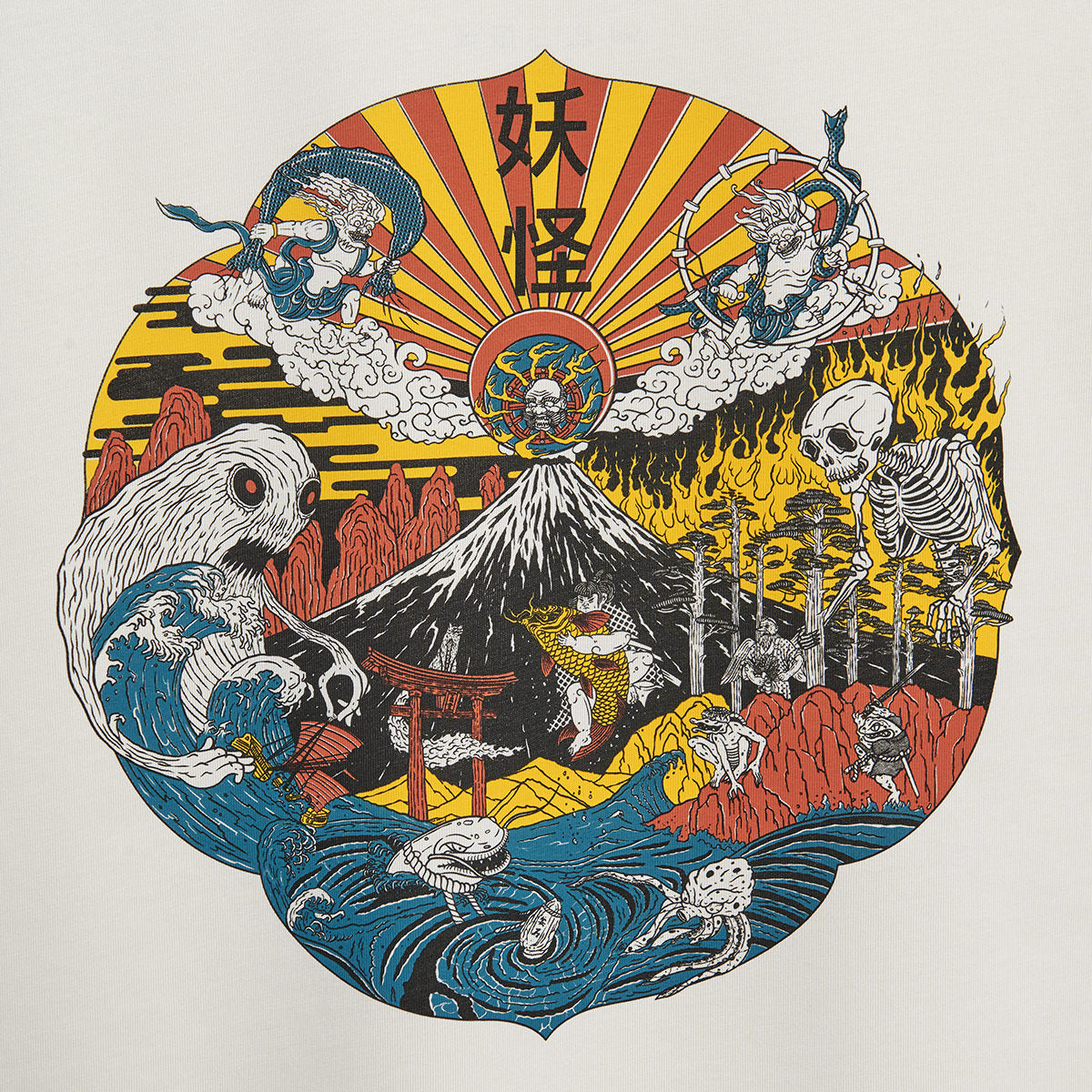 Yokai T-Shirt RD-YTS WHITE